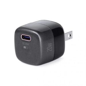 CARGADOR ARGOM FAST CHARGE DE PARED USB VOLTA P2 TYPE C 20W ARG-AC-0120BK