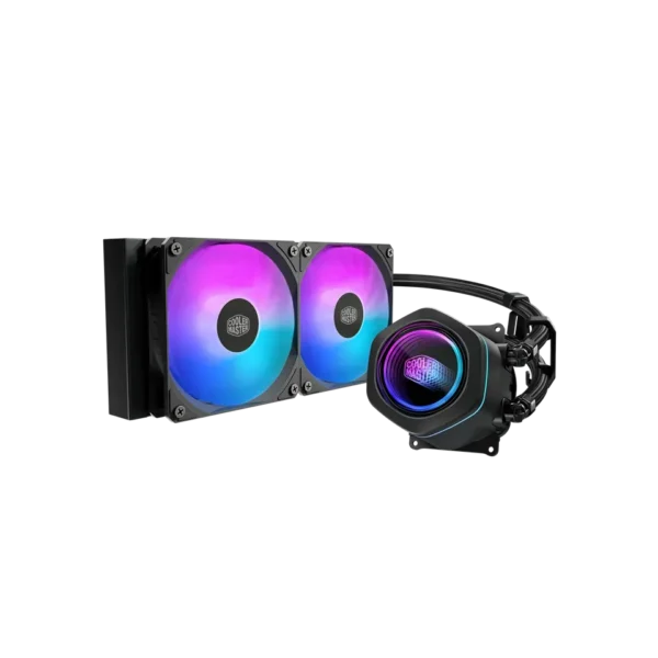 ENFRIAMIENTO LIQUIDO COOLER MASTER MASTERLIQUID CORE NEX 240 ARGB 240MM LGA1851/AM5 MLX-D24M-A18PA-R1 NEGRO