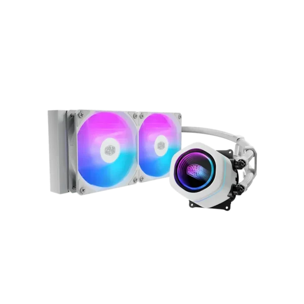 ENFRIAMIENTO LIQUIDO COOLER MASTER MASTERLIQUID CORE NEX 240 WHITE 240MM LGA1851/AM5 MLX-D24M-A18PA-RW BLANCO