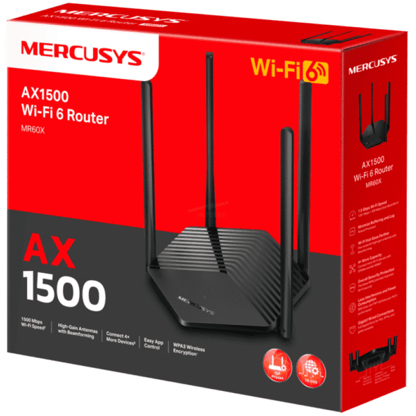 Router MERCUSYS MR60X AX1500 WiFi 6