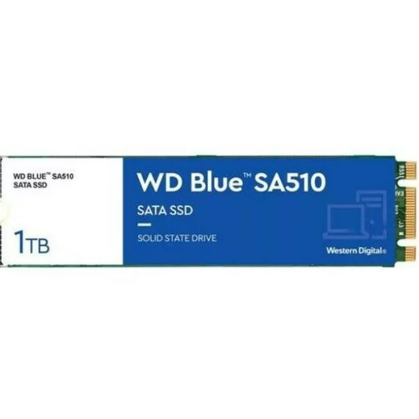 Disco duro interno sólido M2 SA510 de 1 TB, color azul, WD WDS100T3B0B