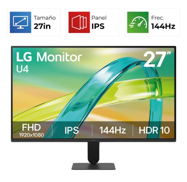 LG U4 – 27″ – FHD – 144Hz – IPS