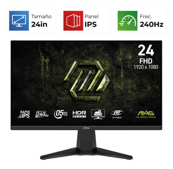 MSI MAG 245F X24 – 24″ – IPS – 240 Hz – FHD