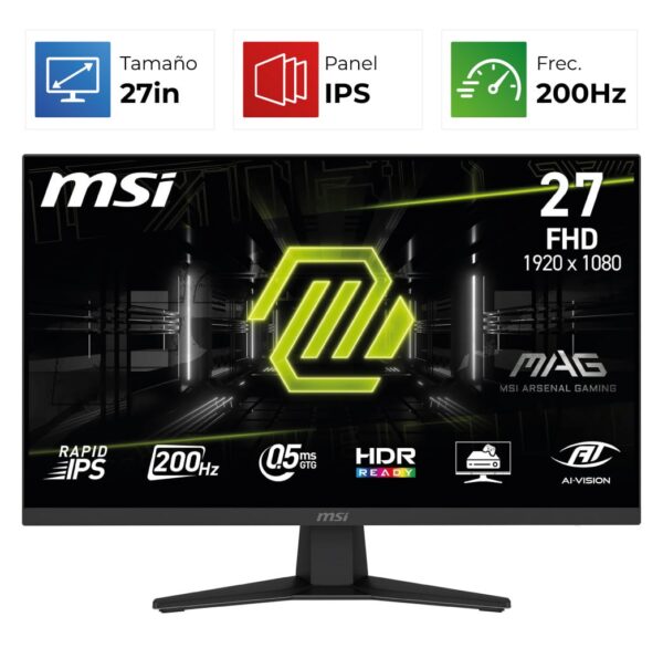 MSI MAG 274F – 27″ – FHD – 200Hz – IPS