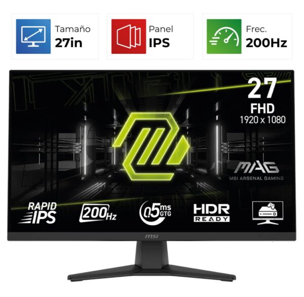 MSI MAG 272F – 27″ – FHD – 200Hz – IPS