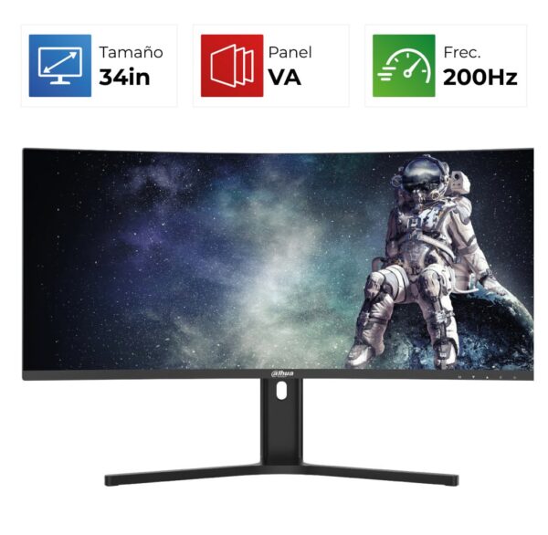 Dahua LM34-E330CA – 34″ – UWQHD – 200Hz – VA – HDR10