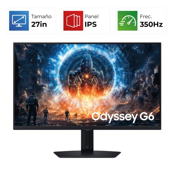 Samsung Odyssey G6 – 27″ – 2K – 350Hz – IPS