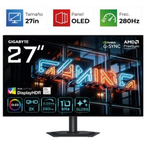 Gigabyte MO27Q28GR – 27″ – QHD – 280Hz – OLED