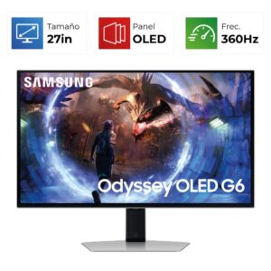 Samsung Odyssey OLED G6 – 27″ – 2K – 360Hz – OLED