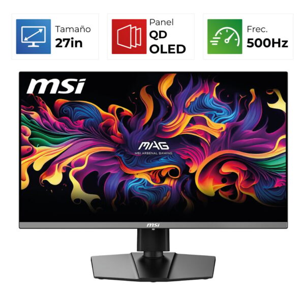MSI MAG 272QP QD-OLED X50 – 27″ – 2K – 500Hz – OLED