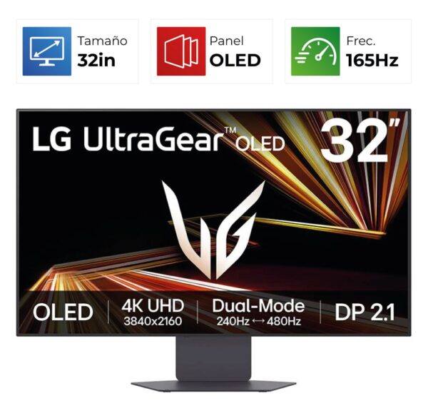 LG UltraGear GX8 – 32″ – 4k – 165Hz – OLED