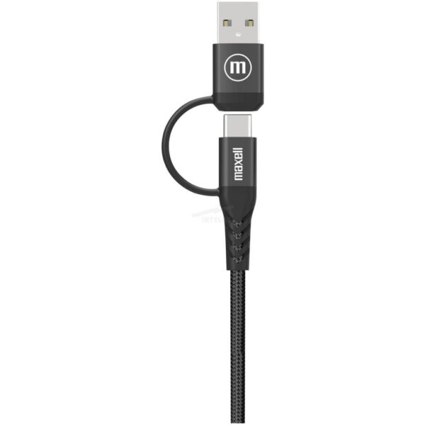MAXELL TRENZADO USB-C 4-EN-1 1.2M