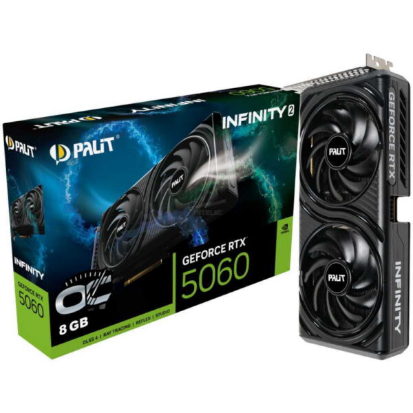TARJETA DE VIDEO PALIT RTX-5060 8GB INFINITY 2 OC