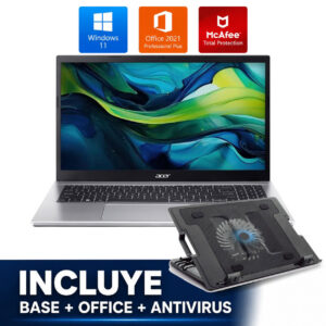 COMBO LAPTOP ACER ASPIRE 3 R7-5825U – 16GB – 512GB-SSD – 15.6″ – W11