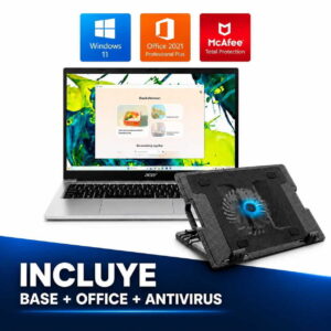 COMBO LAPTOP ACER ASPIRE LITE INTEL CORE 3-N350 – 8GB – 128GB-SSD – 15.6″ – W11