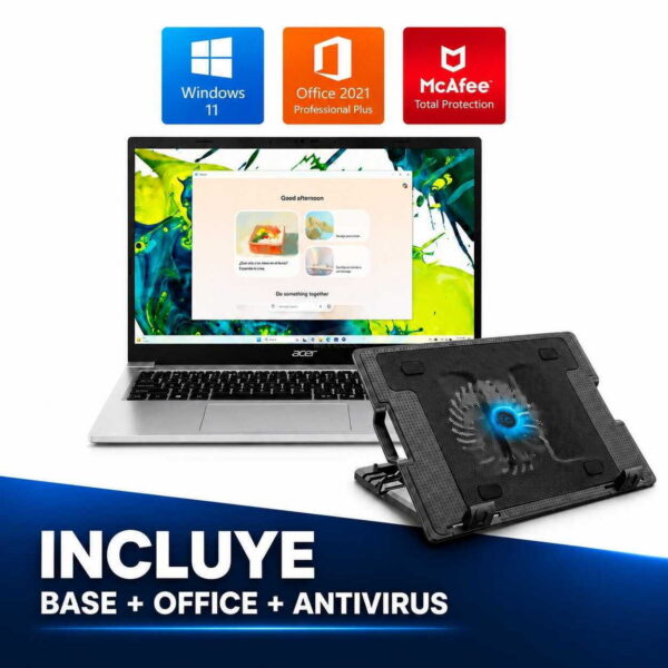 COMBO LAPTOP ACER ASPIRE LITE INTEL CORE 3-N350 – 8GB – 128GB-SSD – 15.6″ – W11
