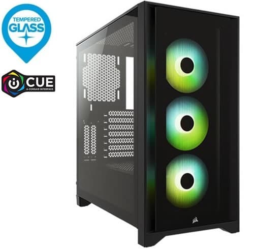 Corsair iCUE 4000X RGB – Negro