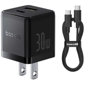 BASEUS PALM 30W USB-A+C CON CABLE