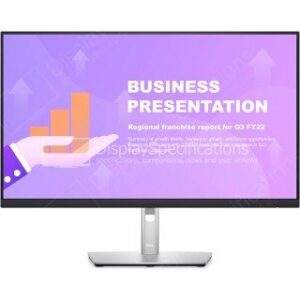 Monitor Dell P2422H de 23,8 pulgadas con resolución FHD, conectividad DP/HDMI/VGA y diseño plano y delgado