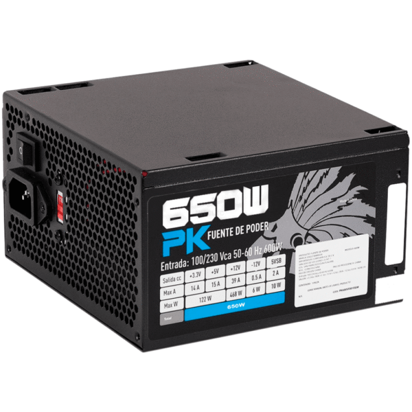 FUENTE DE PODER EAGLE WARRIOR PK650RSF001C