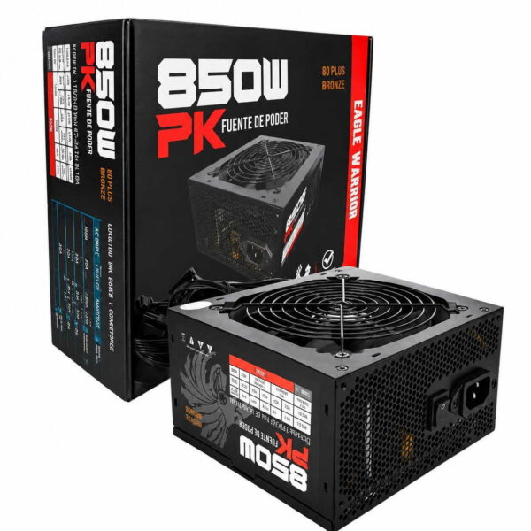 FUENTE DE PODER EAGLE WARRIOR 850W BRONZE PK850E5B001C