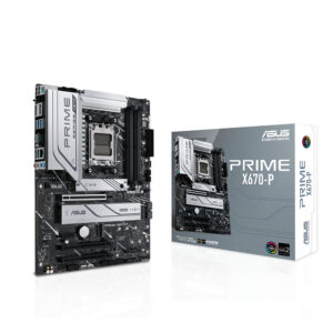 TARJETA MADRE ASUS PRIME X670-P AM5 ATX DDR5 NEGRO / BLANCO
