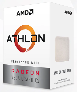 PROCESADOR AMD ATHLON 3000G 3RD 3,5
  GHZ 2N AM4 YD3000C6FHBOX