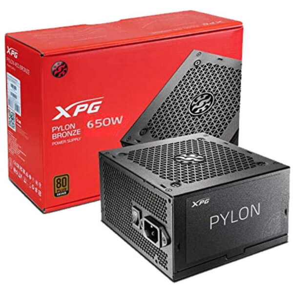 FUENTE DE PODER XPG PYLON 650 WATTS 80+ BRONCE