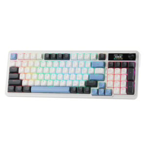 Teclado Redragon Galatin Pro – Wireless – Blanco / Negro