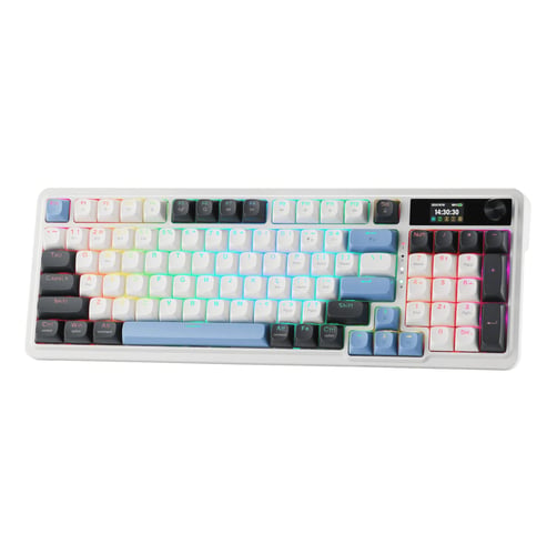 Teclado Redragon Galatin Pro – Wireless – Blanco / Negro