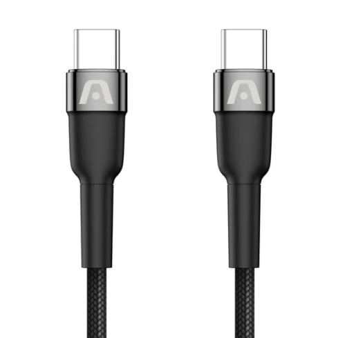 Argom Cable Dura Speed 240W PD Fast Charce & Sync Cable – Tipo C a Tipo C – 1.8M – Negro