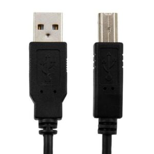 Argom USB 2.0 Cable AM/BM 3M – Cable de Impresora – Negro