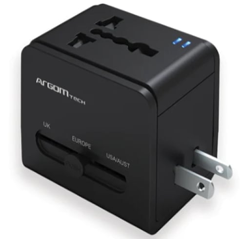 Cargador Argom  Universal Travel Adapter Fast Charge