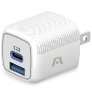 Argom Volta P38 Fast Charge 38W Dual Port Compact Design – Blanco