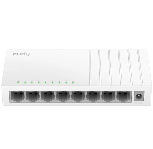 Switch Cudy FS108D – 8-Puertos – 10/100Mbps – Blanco