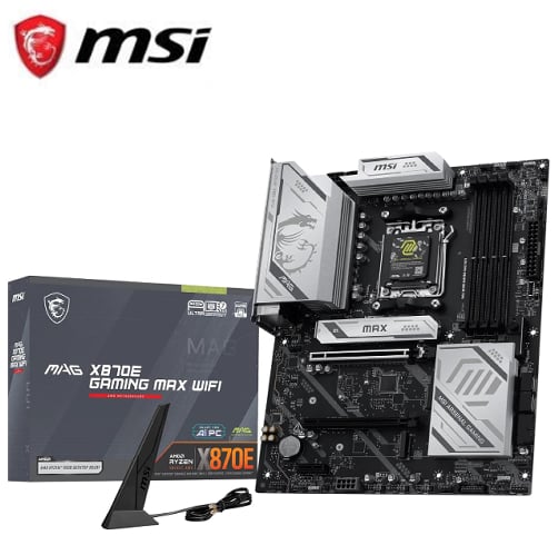 MSI MAG X870E Gaming Max WIFI – AM5 – DDR5