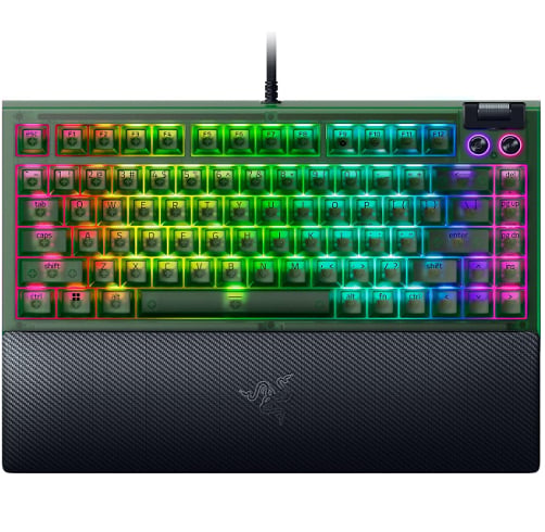 Teclado Razer BlackWidow V4 75% Phantom Green Edition