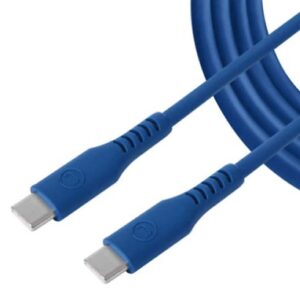 Unno Tekno Cable USB-C a USB-C – Ultra Charge – Azul – 1.5m