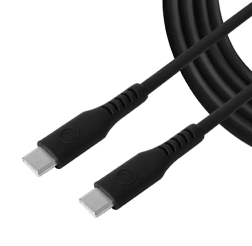 Unno Tekno Cable USB-C a USB-C – Ultra Charge – Negro – 1.5m