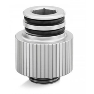 EK-Quantum Torque Push-In Adapter M 14 – Satin Titanium
