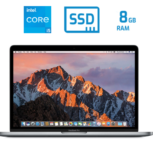 MacBook Pro 2017 – I5 7360U – 8GB – 128GB – SPACE GRAY
