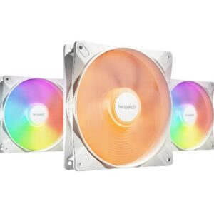 Be Quiet Light Wings LX 140mm – Pack 3 – Blanco