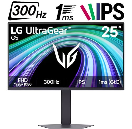 LG UltraGear G5 – 25″ – FHD – 300Hz – IPS