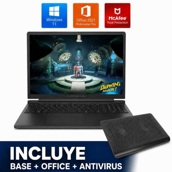 COMBO LAPTOP DELL ALIENWARE 15 R5-220 – 16GB – 512GB SSD – RTX4050 6GB – 15.3 – W11