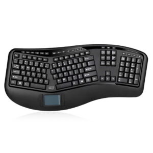 TECLADO ERGONOMICO ADESSO – CON TOUCHPAD – INALAMBRICO