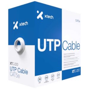 CABLE UTP XTECH CARRUCHA CAT5E 305M