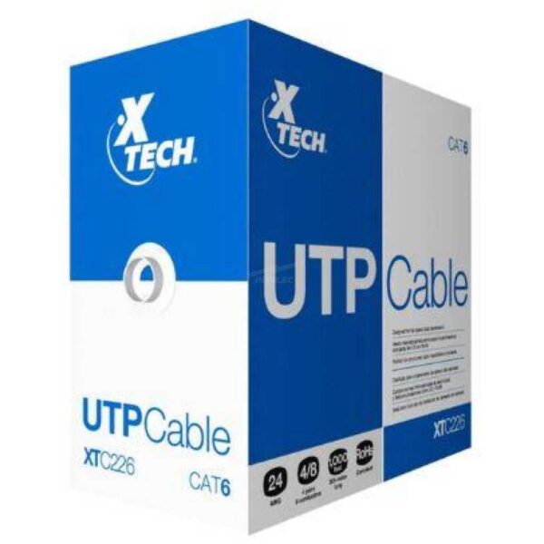 CABLE UTP XTECH CARRUCHA CAT6 305M