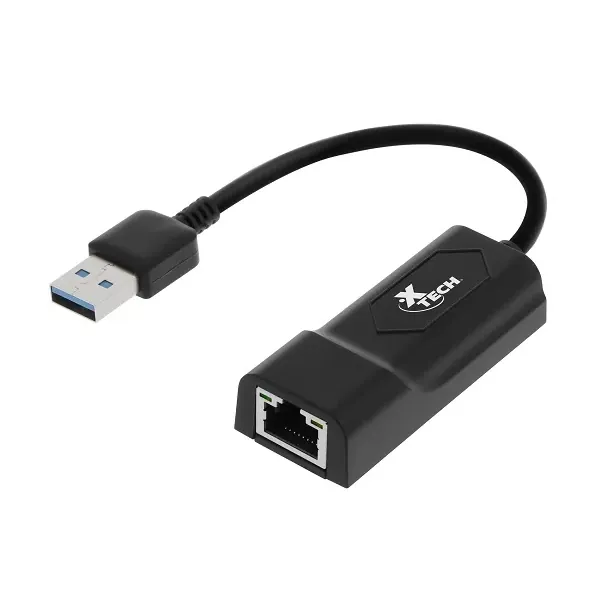 ADAPTADOR XTECH ETHERNET USB 3.0 MACHO A RJ45 HEMBRA