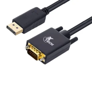 CABLE XTECH DISPLAYPORT MACHO A VGA MACHO –  1.7MTS