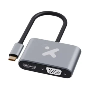 ADAPTADOR XTECH USB TIPO C MACHO A HDMI – VGA HEMBRA